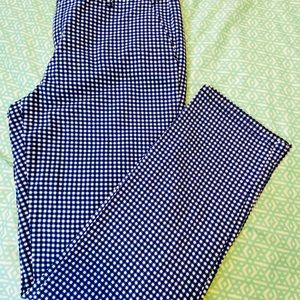 ❤️✨💝CLEARANCE❤️✨💝TH Blue/White Check Ankle Pants